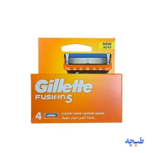 تیغ یدک ژیلت فیوژن 5 مدل Fusion 5 بسته 4 عددی (اصل) برند Gillette