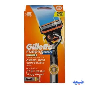 ژیلت برقی فیوژن پروگلاید فلکسی بال PROGLIDE POWER با یک یدک (اصل) ژیلت Gillette