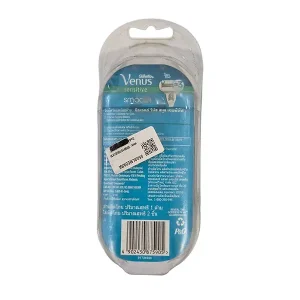 ژیلت دستگاه سه لبه ونوس اسموت با دو تیغ یدک (اصل) Gillette Venus Smooth-2