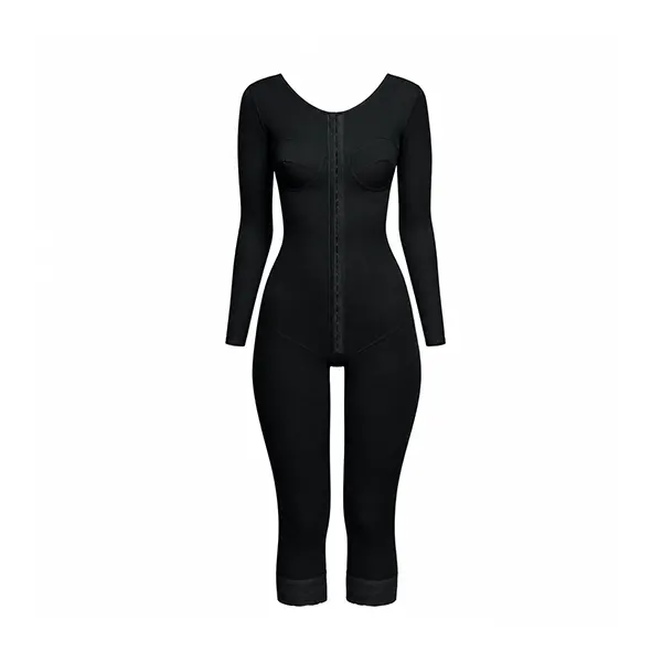VOE Full-Body Postpartum Compression Garment (Jumpsuit) – Below-the-Knee – Code 5012z گن بعد از زایمان سرهمی زیر زانو تمام بدن ووئه VOE کد 5012z