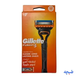 ژیلت دستگاه فیوژن Fusion 5 با دو یدک (اصل) برند ژیلت Gillette