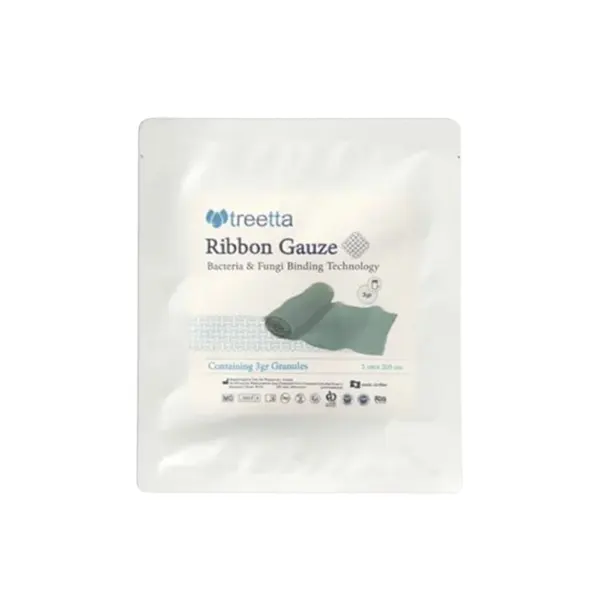 Treetta Ribbon Gauze Dressing پانسمان ریبون گاز تریتا Ribbon Gauze Treetta