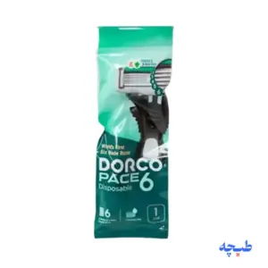 ژیلت مردانه 6 لبه صابوندار مدل SXA100-1P (اصل) دورکو Dorco