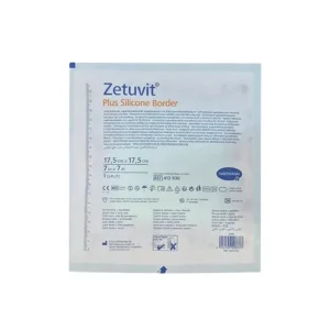 پانسمان زتوویت پلاس سیلیکونی بوردر Zetuvit Plus Silicone Border هارتمن-2