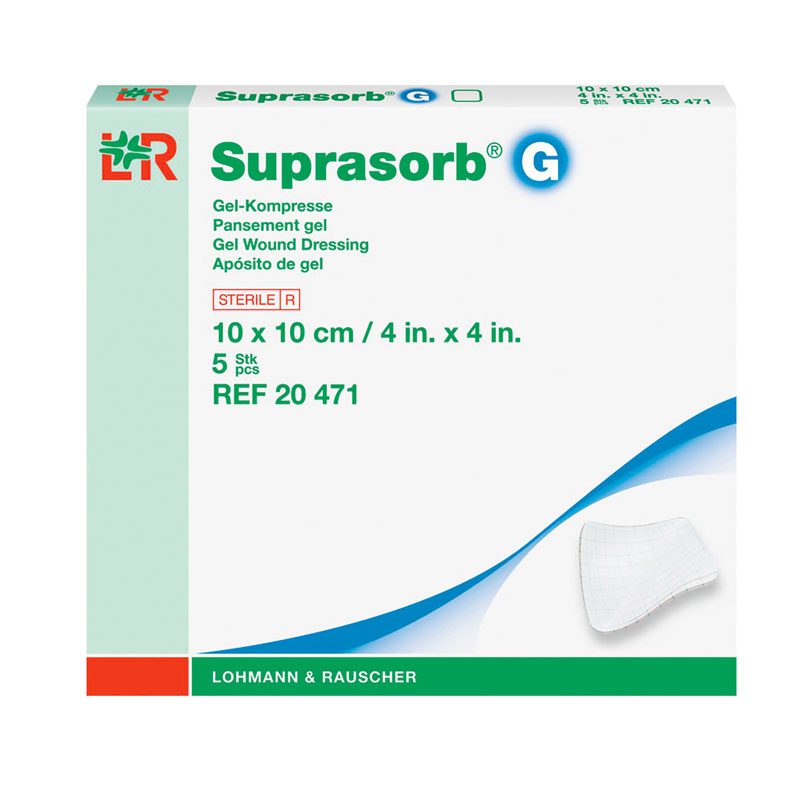 603973_suprasorb-g_1 پانسمان ژل ورقه ای سوپرازورب جی لوهمن روشه - Image 1