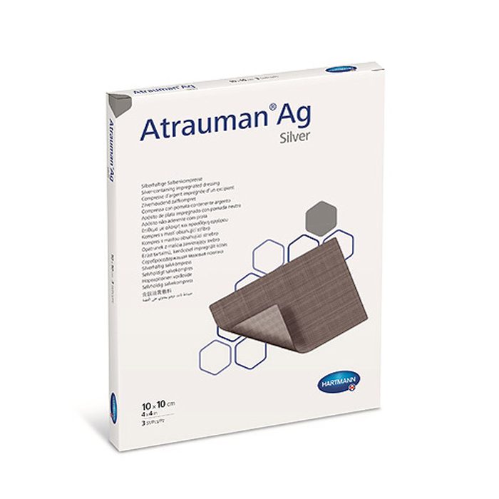 Atrauman-ag-1بلبفابابغ پانسمان نچسب استریل آترومن نقره هارتمن - Image 1