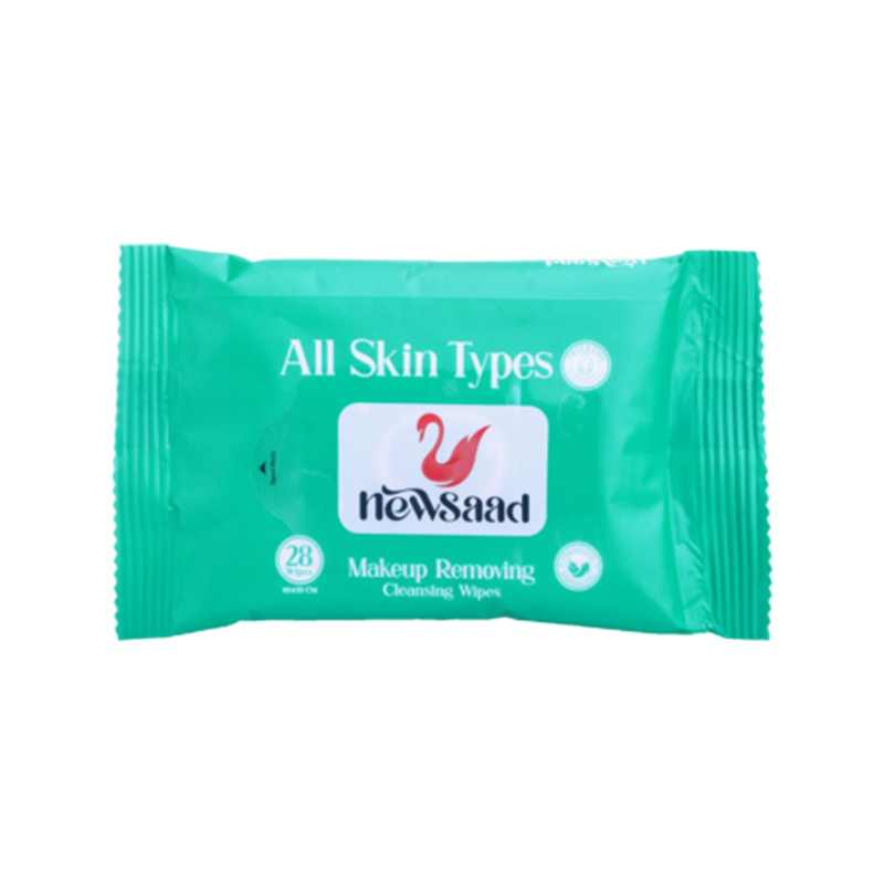 آرایش-پاک-کن-آبرسان-و-جوانساز-نیوساد-مدل-All-Skin-بسته-28-عددی دستمال آرایش پاک کن آبرسان و جوانساز 28 برگی All Skin نیوساد - Image 1