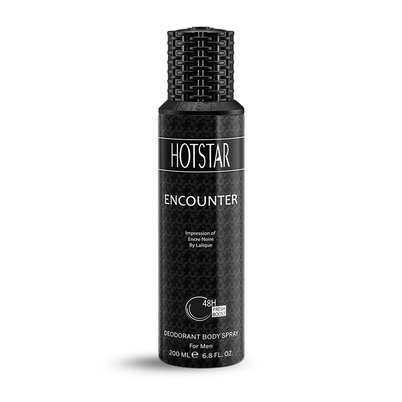 دئودورانت-مردانه-انکانتر-Encounter-هات-استار-200-میلی-لیتر اسپری دئودورانت بدن مردانه انکانتر Encounter هات استار 200 میلی لیتر - Image 1