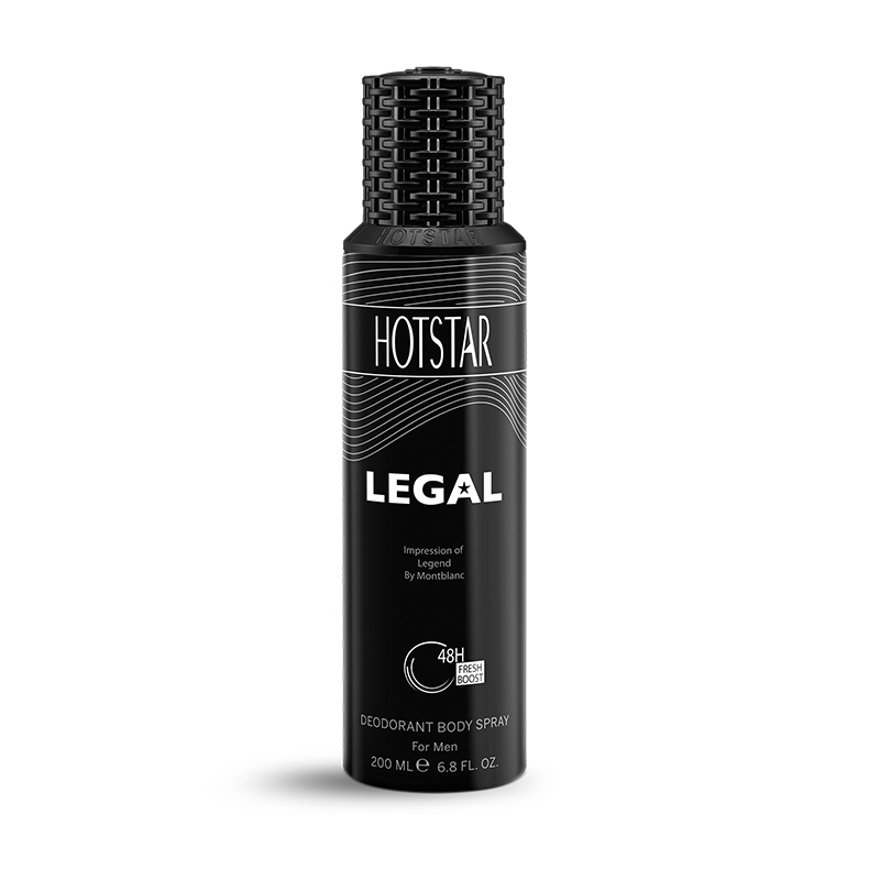 دئودورانت-مردانه-لیگال-Legal-هات-استار-200-میلی-لیتر-1 اسپری بدن دئودورانت مردانه لیگال Legal هات استار 200 میلی لیتر - Image 1