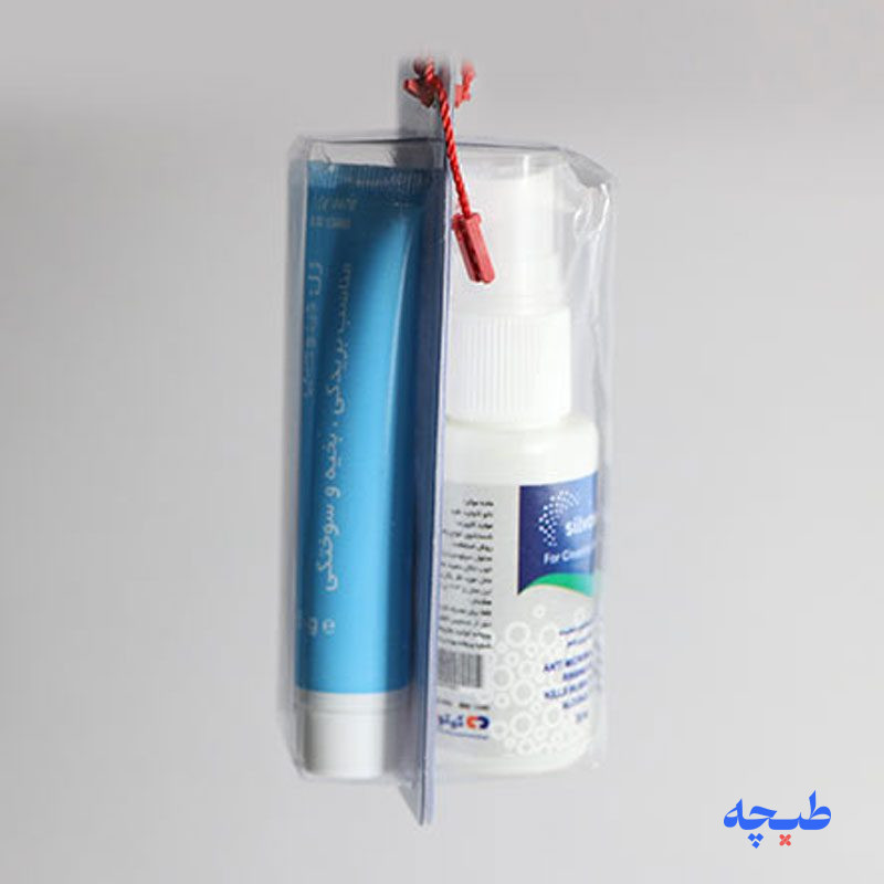 32ea7297-6bd8-42ea-9cfe-ddc7a78e6819.jpg کیت دوقلوی ترمیم زخم وسوختگی کیتوتک - Image 1