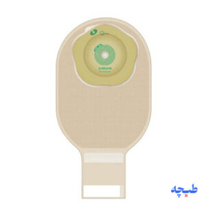 کیسه استومی یک تکه کانوکس فلکسیما ته باز مات گیره دار (ایلئوستومی/کلوستومی) کد: 42717A بی بران