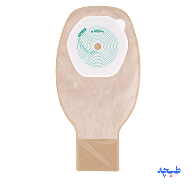 55410A.jpg کیسه استومی یک تکه صاف پروکسیما ته باز مات گیره جدا (ایلئوستومی/کلوستومی) کد 55410A بی بران - Image 1