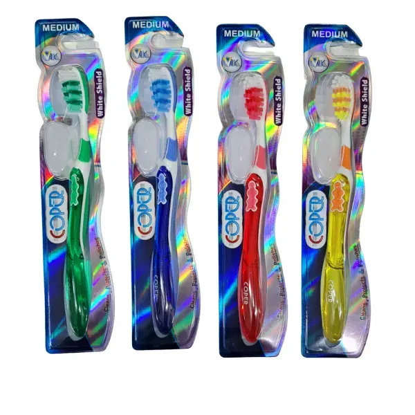 COPER Toothbrush, White Shield Medium, Model 133 مسواک کوپر COPER مدل White shield medium کد 133