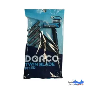 ژیلت صابون دار دو لبه 5 عددی TWIN BLADE FIXED (اصل) دورکو dorco