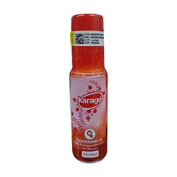 KaraGel Pomegranate Extract Vaginal Tightening Lubricant Gel – 75 ml ژل لوبریکانت جمع کننده عصاره انار بانوان کاراژل 75 میلی لیتر