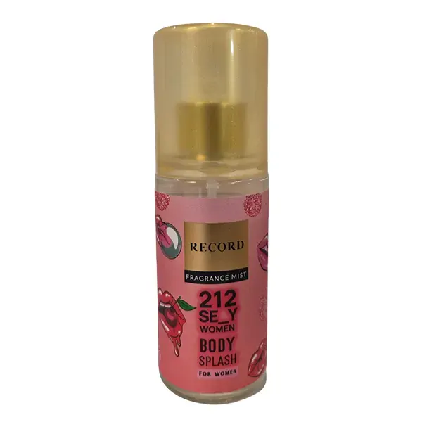 RECORD Women's Body Splash, 212SEXY WOMEN model, 150 ml بادی اسپلش زنانه رکورد RECORD مدل 212SEXY WOMEN حجم 150 میلی لیتر