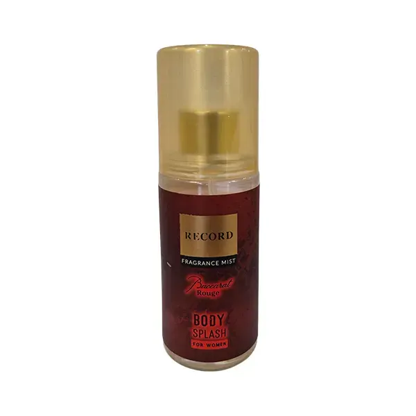 RECORD Women's Body Splash, Baccarat Rouge Model, 150 ml بادی اسپلش زنانه رکورد RECORD مدل BACCARAT Rouge حجم 150 میلی لیتر