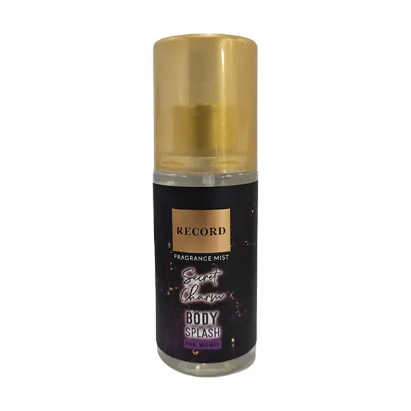 RECORD Women's Body Splash, 'Secret Charm' Model, 150 ml بادی اسپلش زنانه رکورد RECORD مدل Secret Charm حجم 150 میلی لیتر