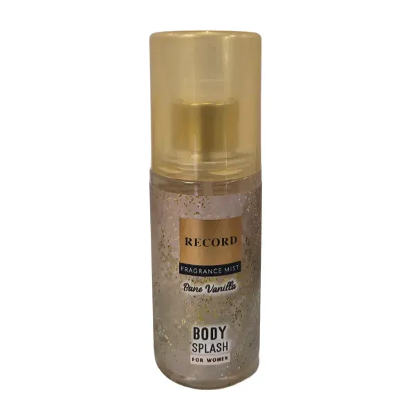 RECORD Women's Body Splash – Bane Vanilla (150 ml) بادی اسپلش زنانه رکورد RECORD مدل Bane Vanilla حجم 150 میلی لیتر