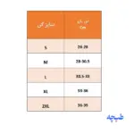 جدول گن و آستین بعد از عمل جراحی لیفت بازو SL01-MS ایزاولا