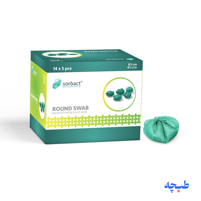 round-swab_produkt.jpg پانسمان سواب گرد سوربکت - Image 1