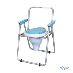 صندلی توالت فرنگی مبله تاشو گالوانیزه ایبکا IBKA