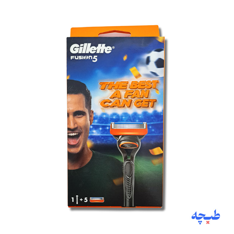 -ست-فوتبال-Fusion5-با-5-یدک-برند-Gillette.jpg ژیلت دستگاه فیوژن 5 ست فوتبالی Fusion5 با 5 یدک (اصل) برند Gillette - Image 1