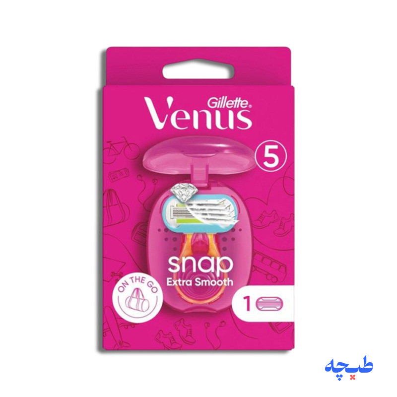 -مسافرتی-ونوس-اسنپ-Venus-Snap-با-یک-یدک.jpg ژیلت دستگاه ونوس اسنپ Venus Snap با یک یدک - Image 1