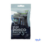 ژیلت دورکو صابون دار سه لبه 5 عددی مدل PACE3 (اصل) dorco