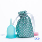 کاپ قاعدگی سایز کوچک رنگ سبز آبی 20 میل لیوا فارما - Image 2