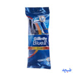 ژیلت پفکی مردانه 2 لبه مدل Blue 2 Plus بسته 5 عددی (اصل) برند Gillette